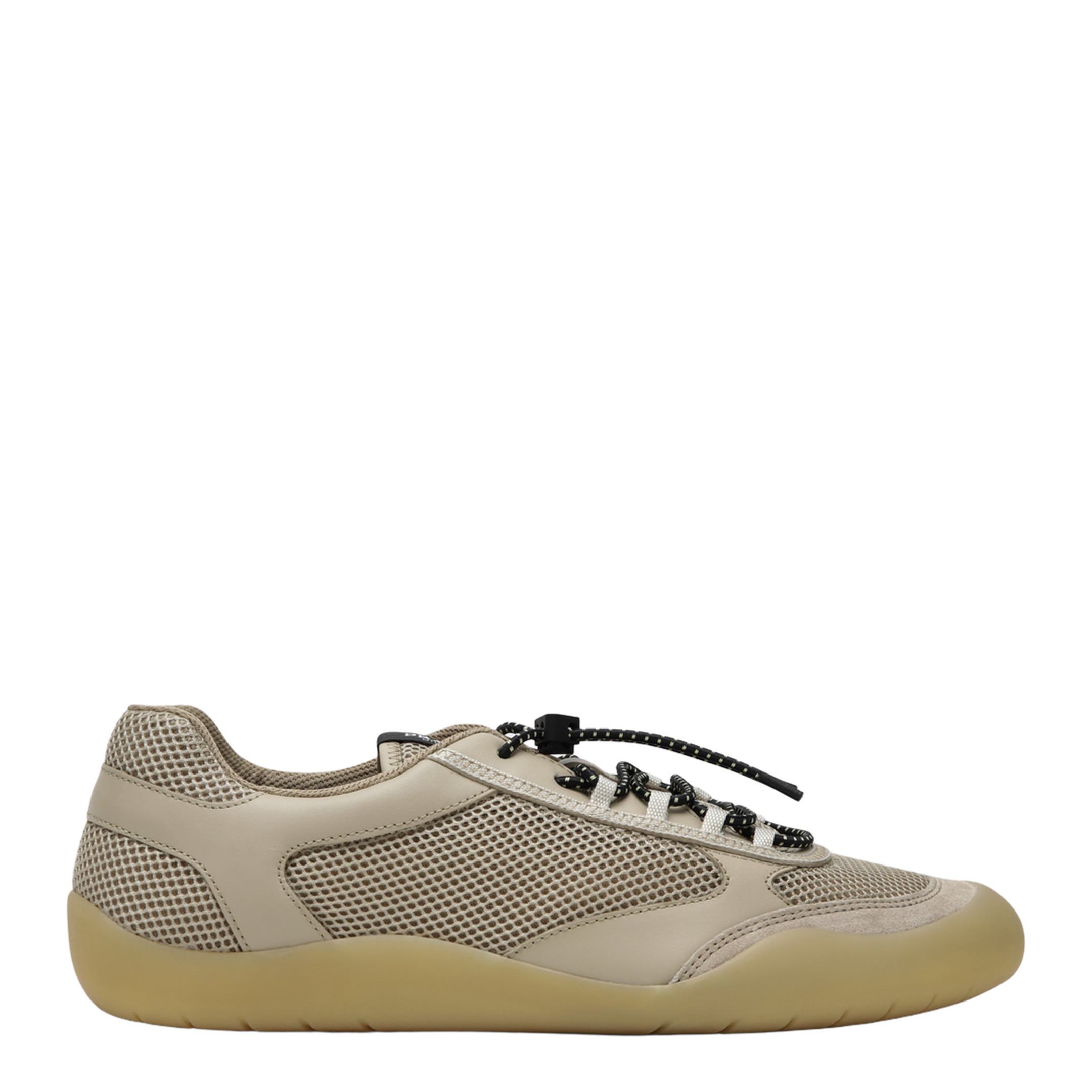 MAYFEYR - Prada - Speedrock Sneakers In Desert Leather And Mesh - 2EE468G0003ZM0F0F24