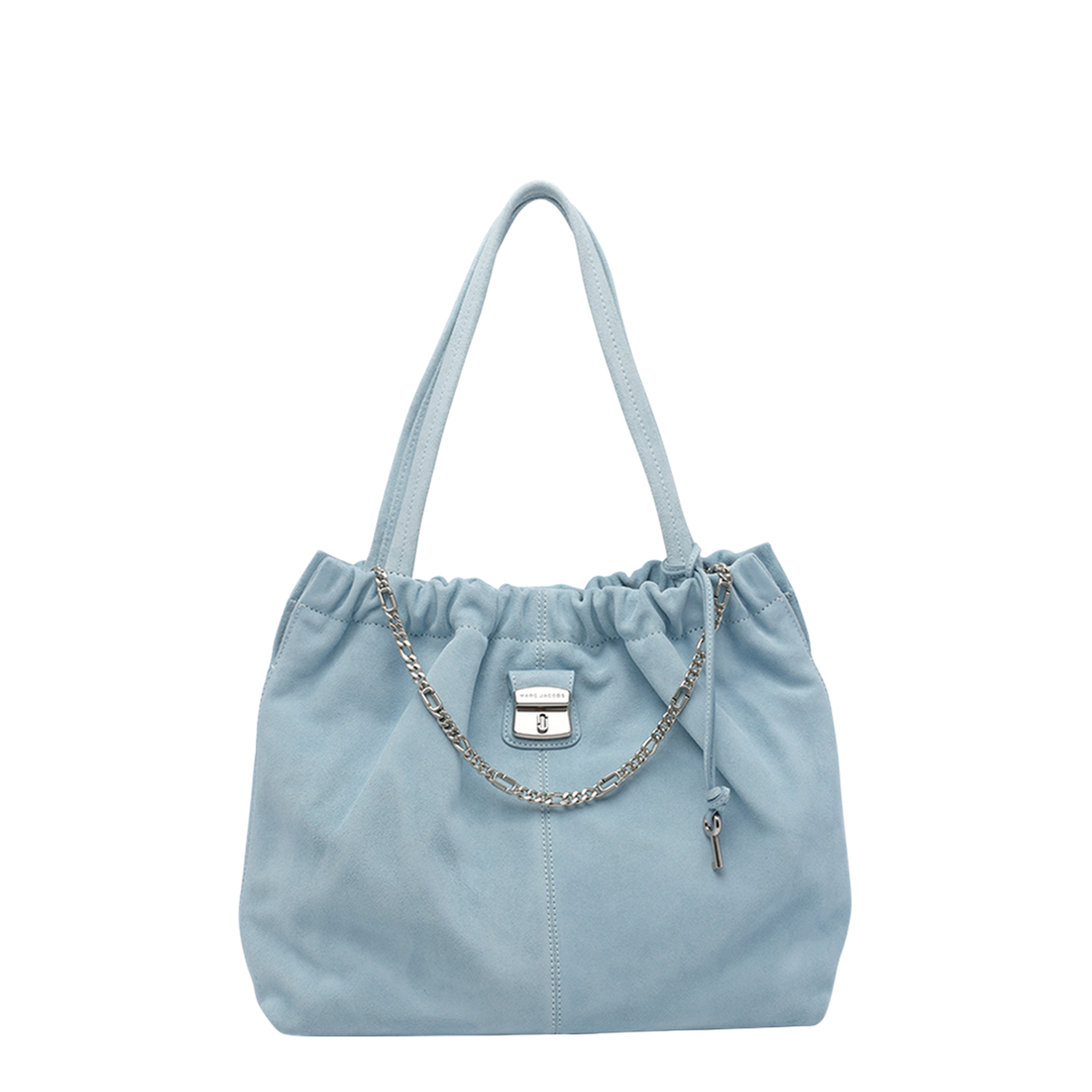Cristina Suede Tote Bag - Blue