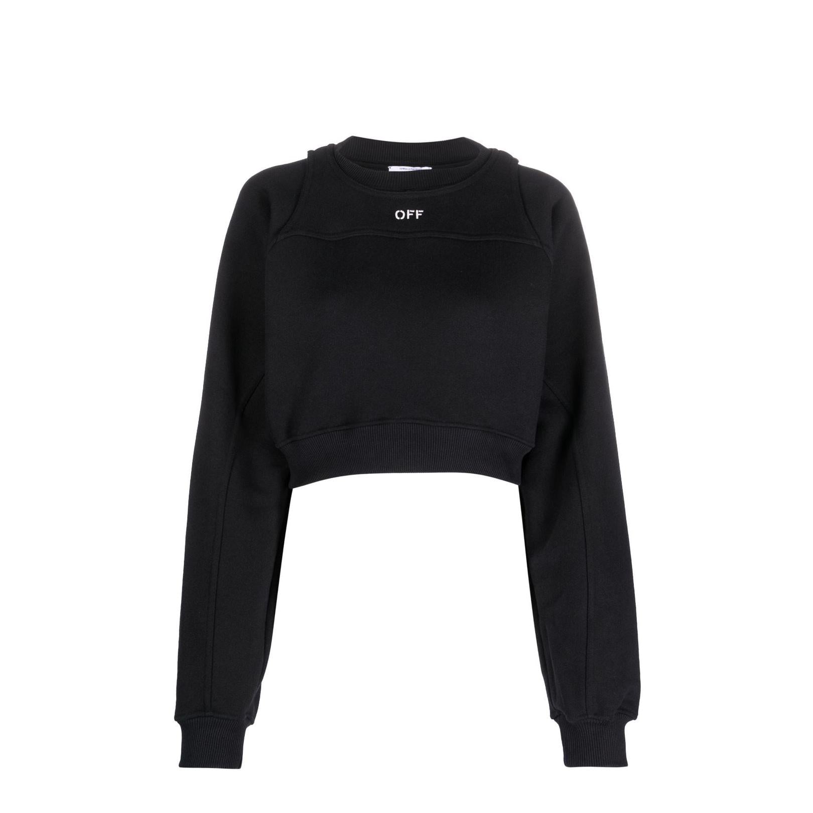 Off White Sweaters Black