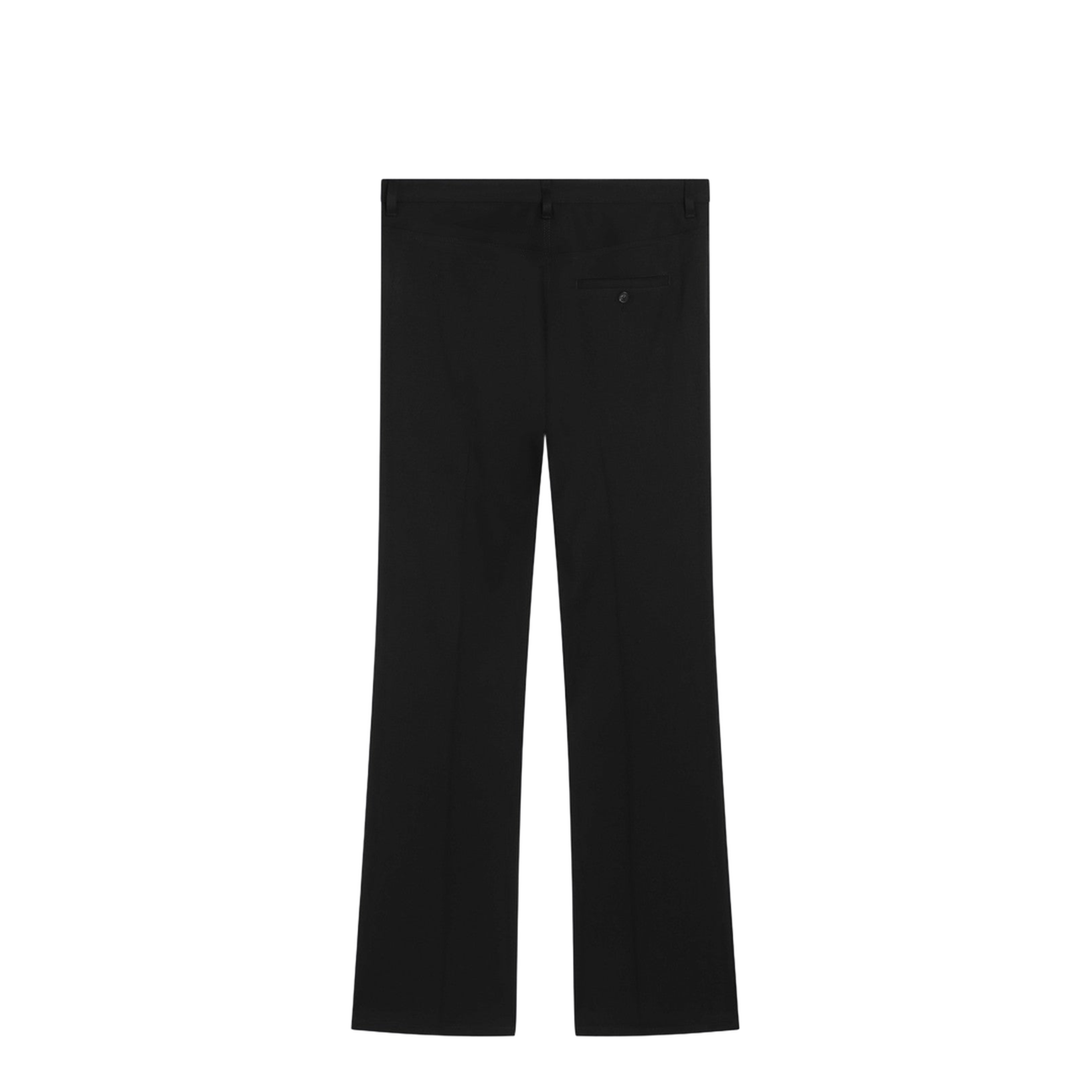 Black Straight Tailored Pants