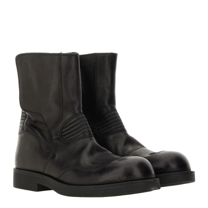Leather Biker Boot