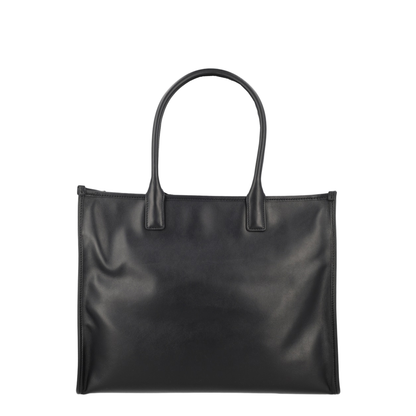 La Medusa Large Calfskin Tote Bag - Black