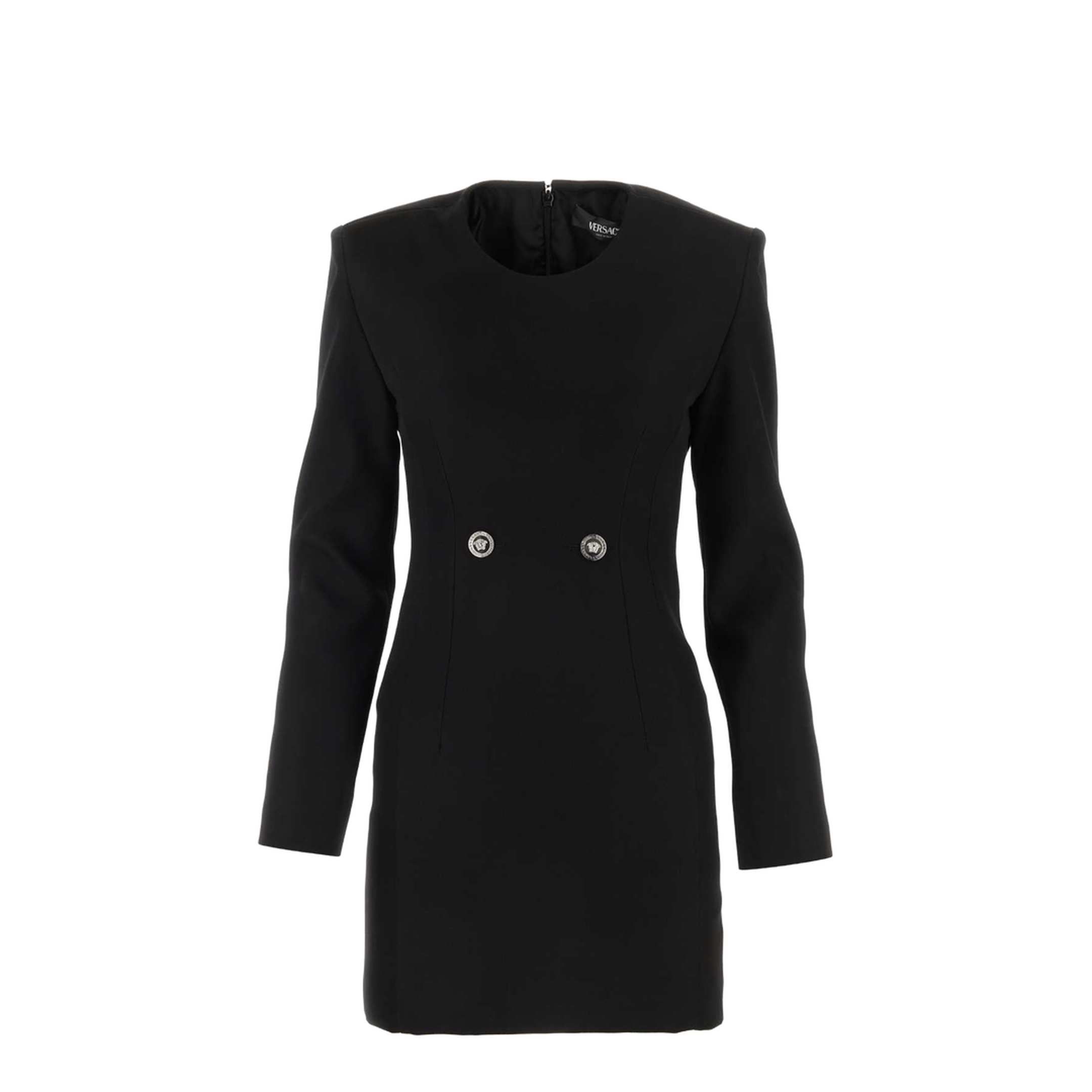 Mini Grain De Poudre Dress In Black