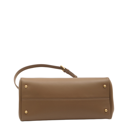 My Sicily Handbag in Plongé Calfskin in Brown