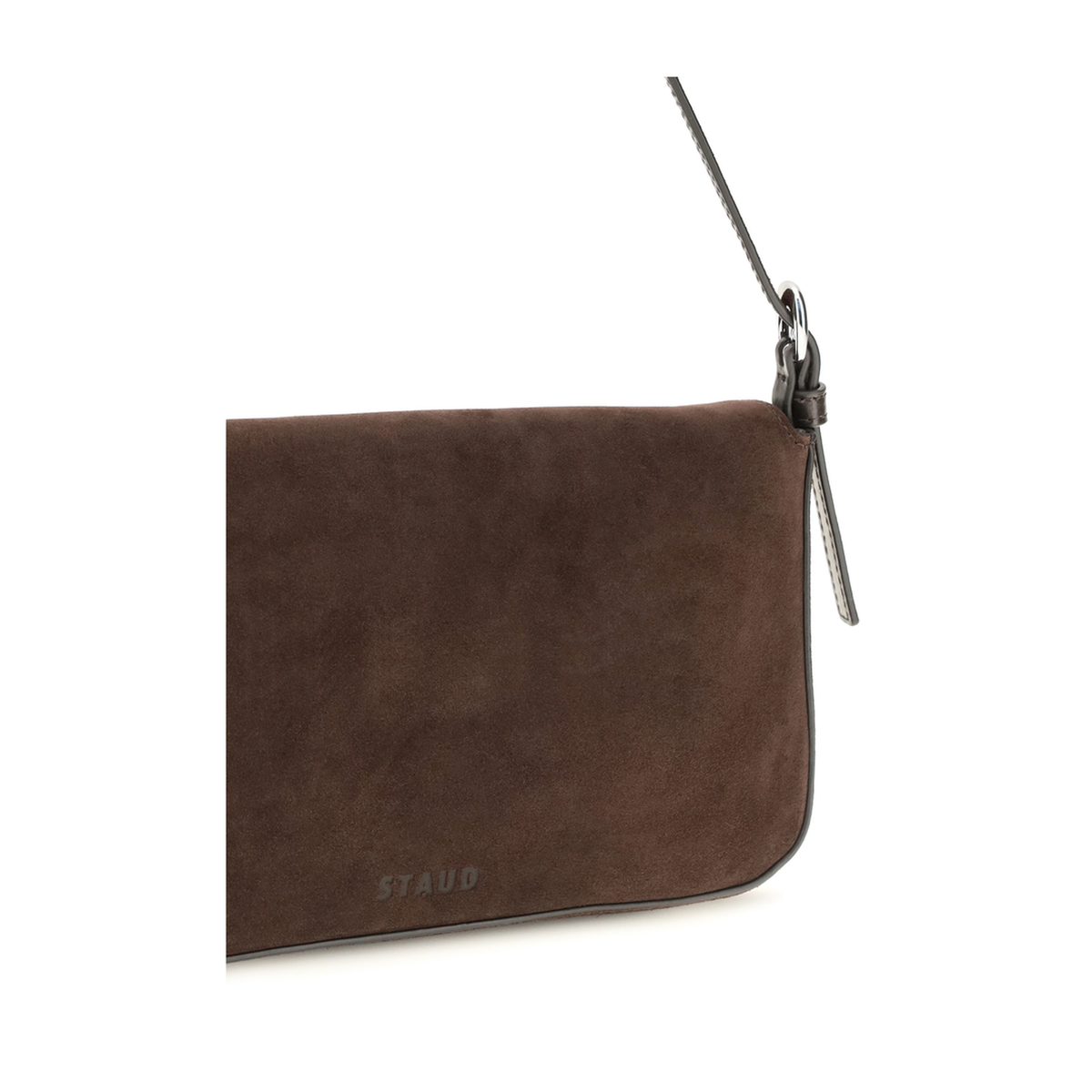 Medium Calf Leather Shoulder Bag - Espresso