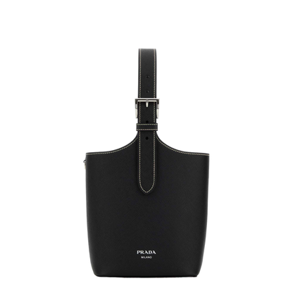 Black Leather Shoulder Bag