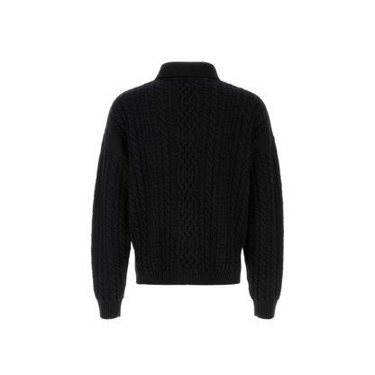 Black Cardigan Wool