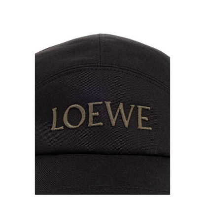 Camp Cap in Cotton Black