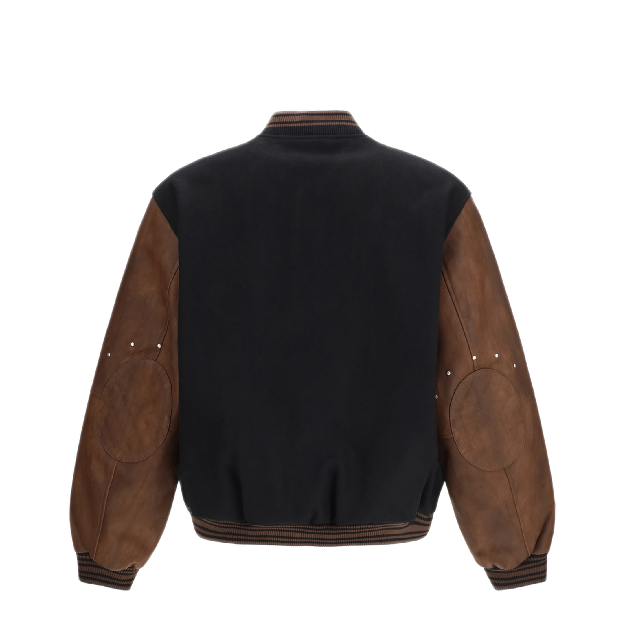 MAYFEYR - Represent - Vintage Varsity Jacket - MLM100543JETBLACK