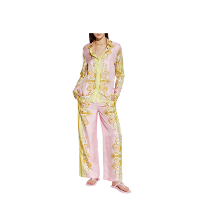 Formal Shirt Silk Twill Print Spring Barocco Foulard