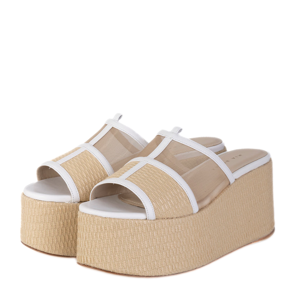 MAYFEYR - MIA BECAR - Ines Flatform White - INESFLATFORM85WHITE