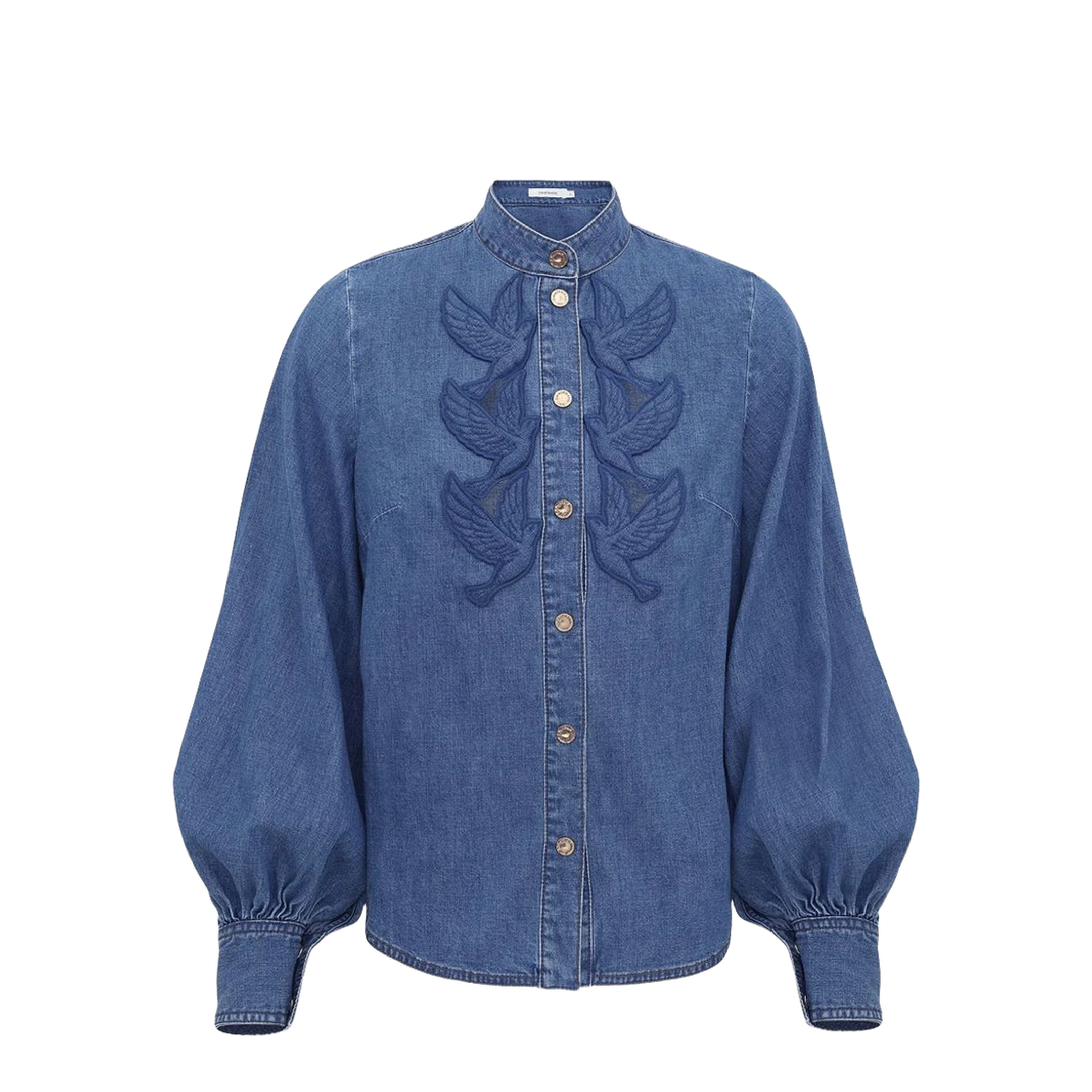 Denim Applique Shirt