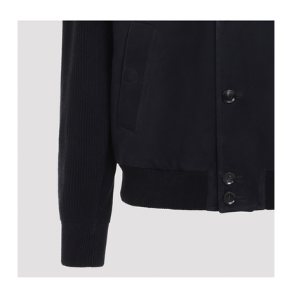 MAYFEYR - BRIONI - Shirt Collar Blouson - PLDF0LOE7054000