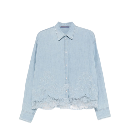 MAYFEYR - Ermanno Scervino - Clear Blue Shirts - D482K365APTZD44115
