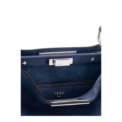 Peekaboo Soft Medium Cuoio Romano Leather Blue
