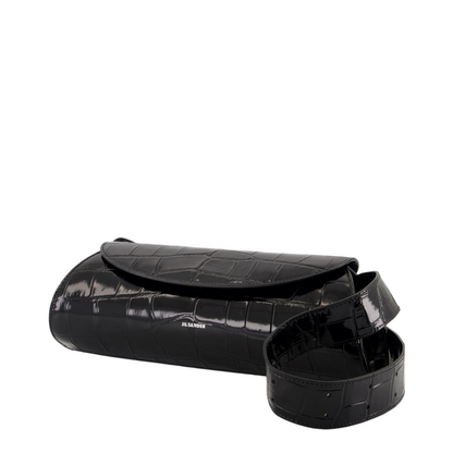 Black Cannolo Small Shoulder Bag