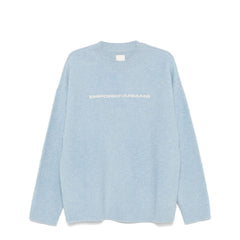 Emporio Armani Sweaters Clear Blue