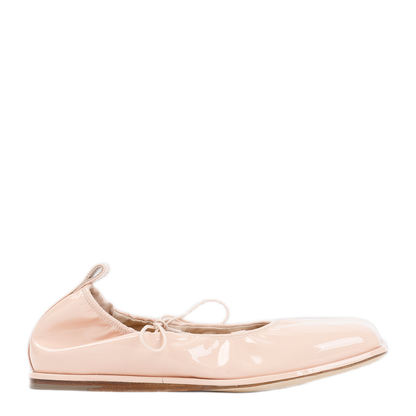 MAYFEYR - Simone Rocha - Heart Toe Lace-Up Ballerina - RMP150782POWDER