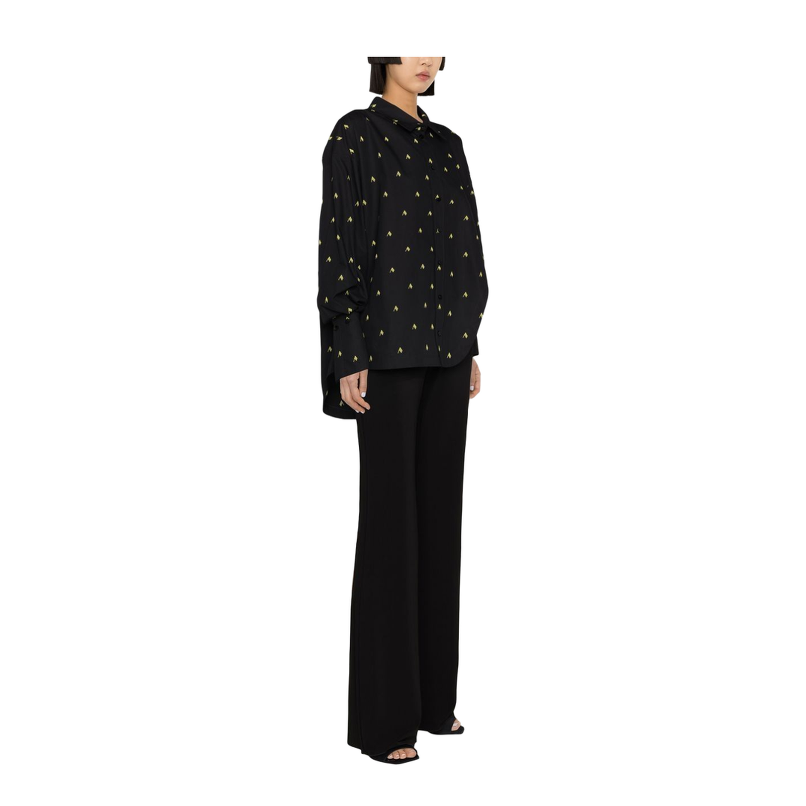 Diana Oversized Logo-Print Shirt