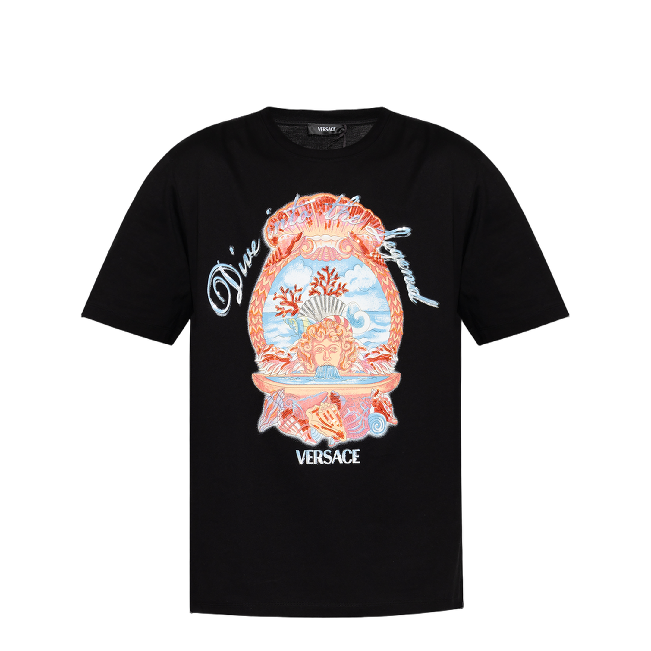 T-shirt with colorful print