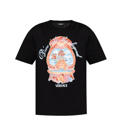 T-shirt with colorful print