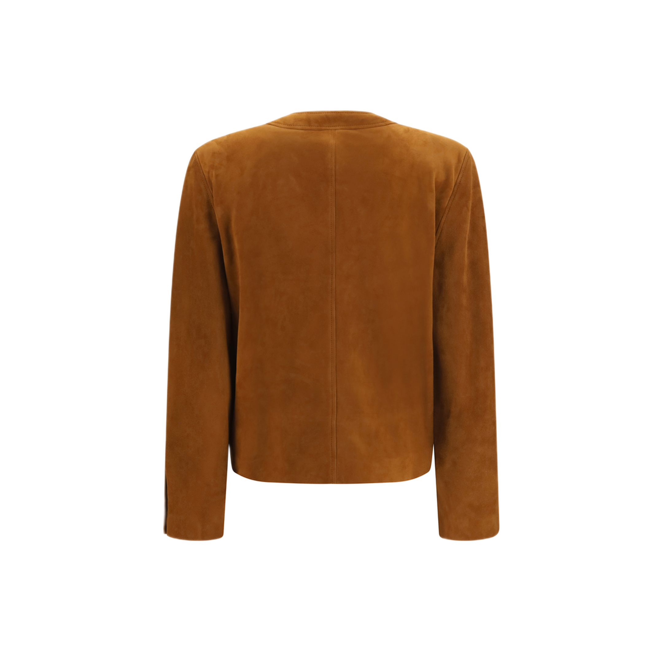 MAYFEYR - Saint Laurent - Short Suede Jacket With Buttons - 876897YCUM2