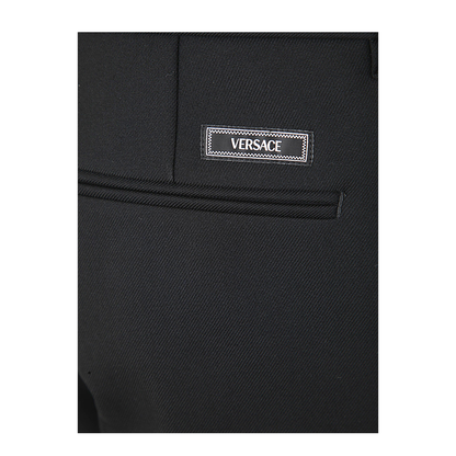 Black Virgin Wool Pants