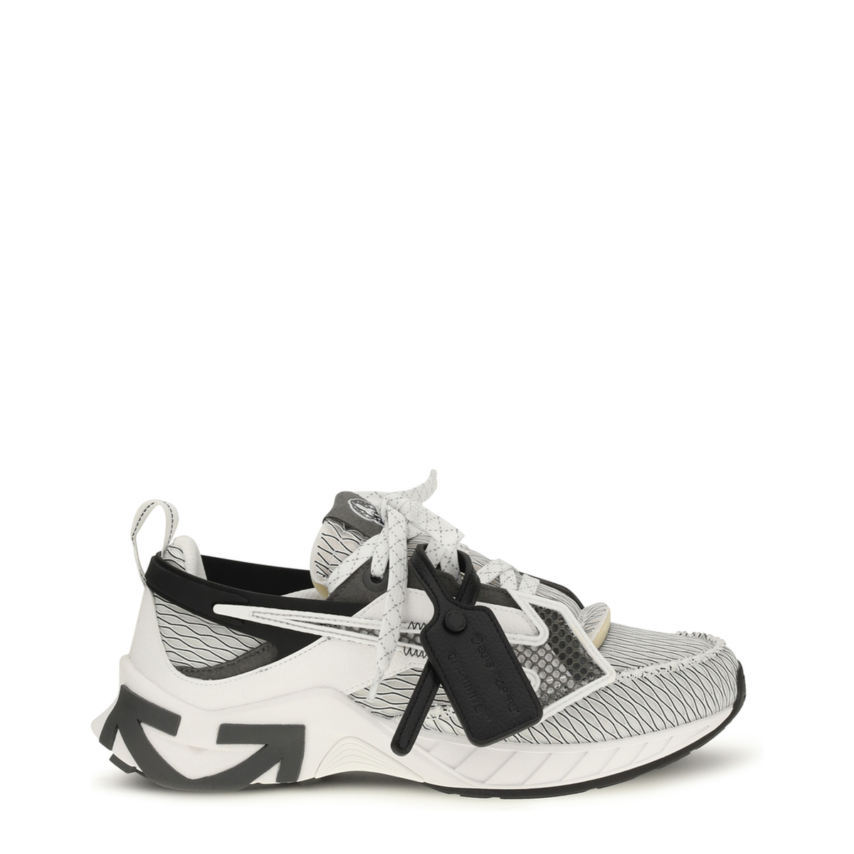 MAYFEYR - Off-White - M Space Memo Mesh Sneakers - OF05804101WHTBLK