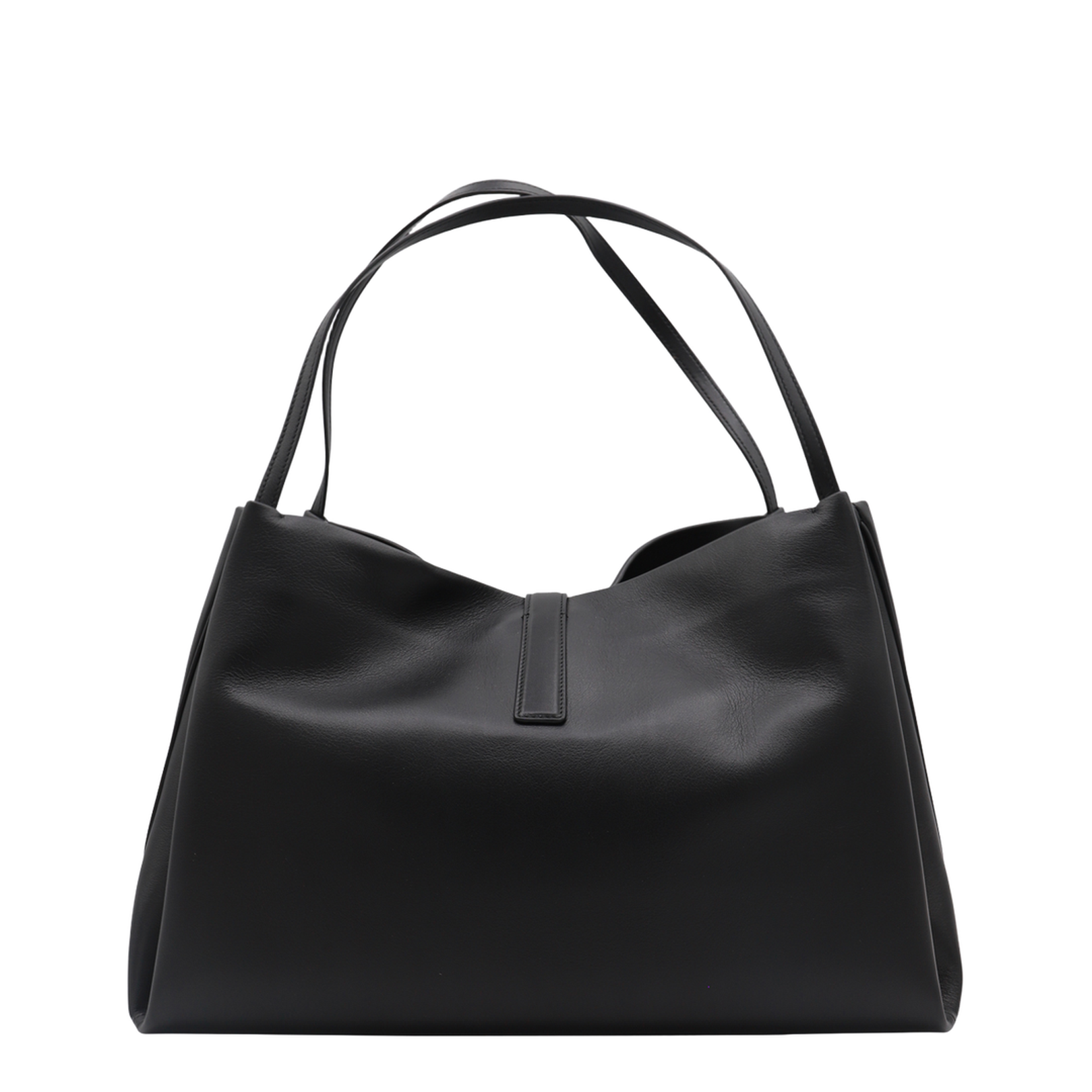 Salvatore  Black Leather Shoulder Bag