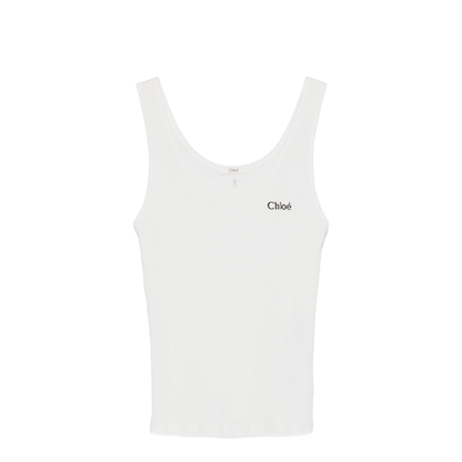 MAYFEYR - Chloè - Logo Cotton Top - CH25SJH121180101
