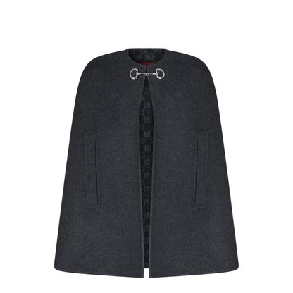 Wool and Silk Cape with Clamp