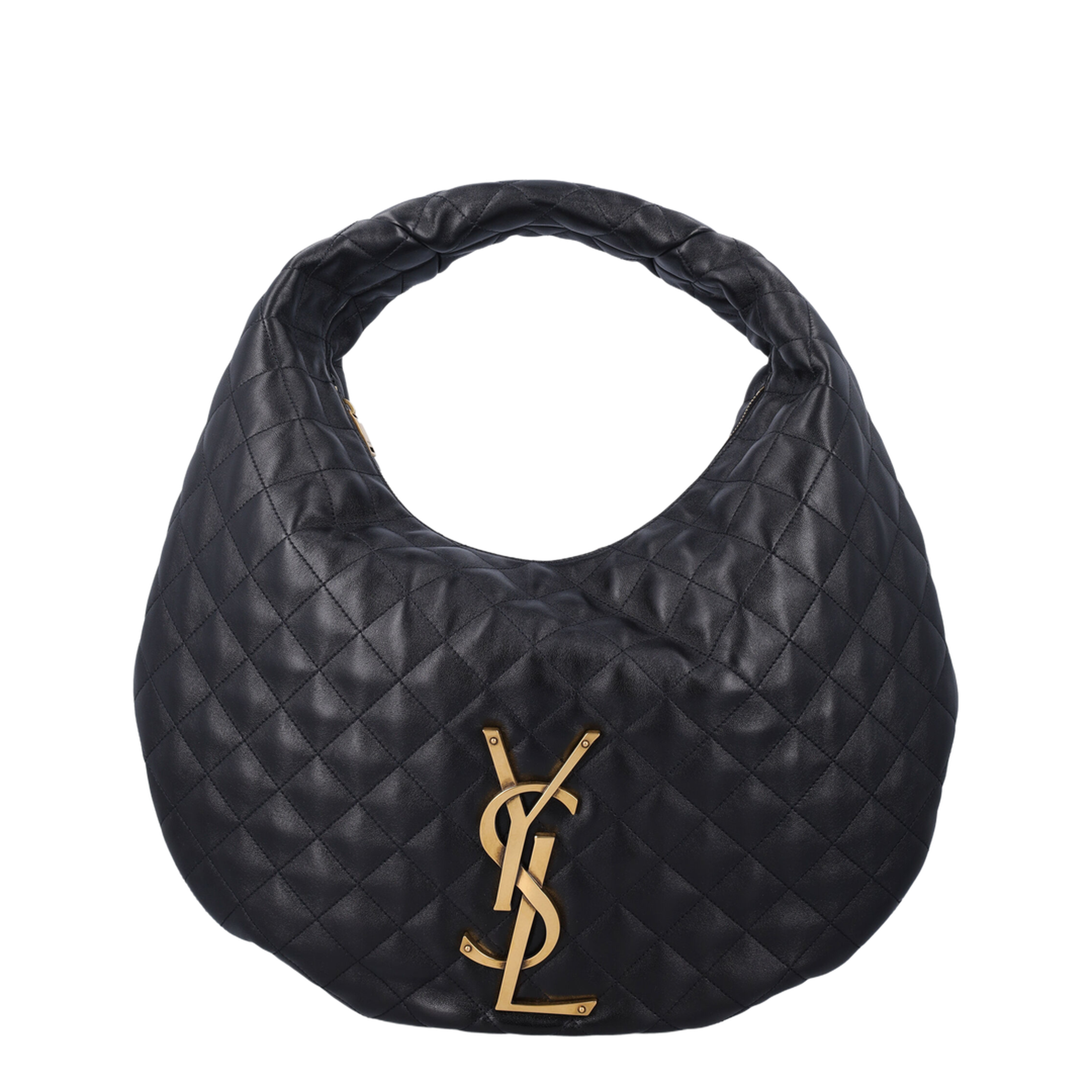 ICARE Hobo in Quilted Nappa in Black