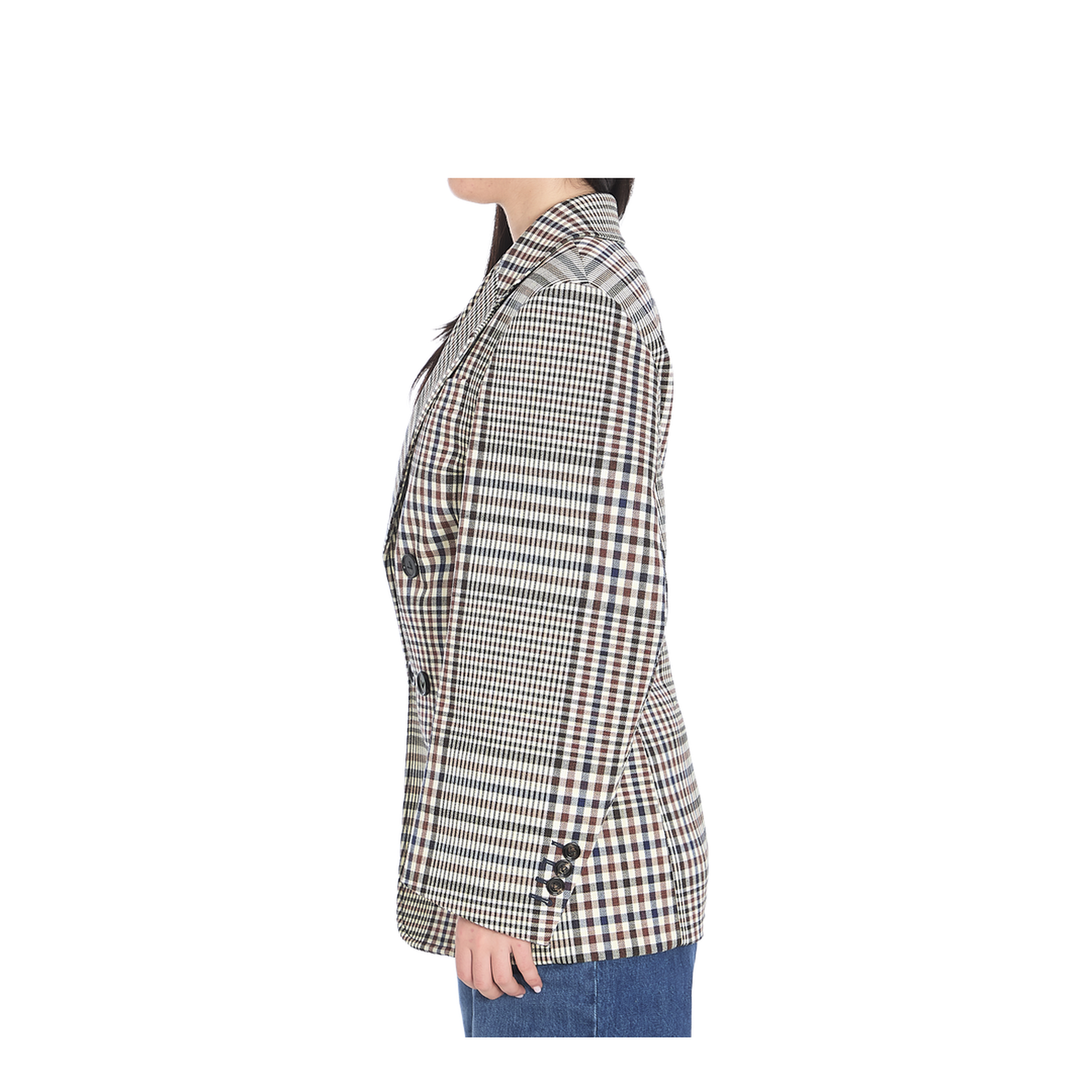 MAYFEYR - Bottega Veneta - Double-Breasted Check Blazer - 812007V4Y602408