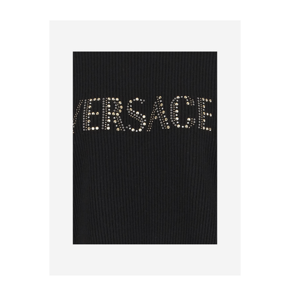 Ribbed Wool Sweater With Studs