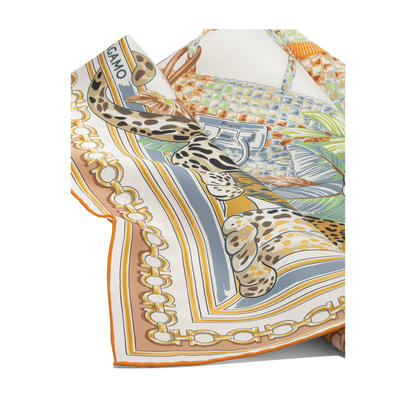 MAYFEYR - Ferragamo - Feline Silk Scarf - 0795092