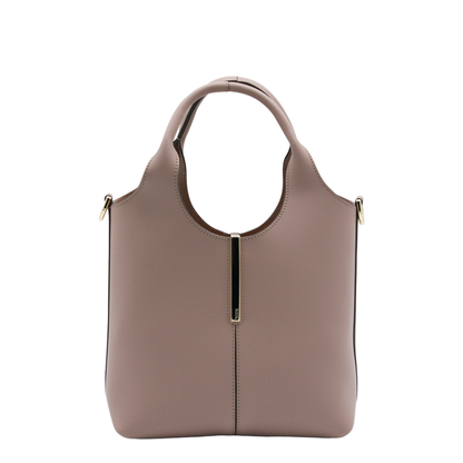 EBR Mini Calfskin Tote Shopping Bag - Natural