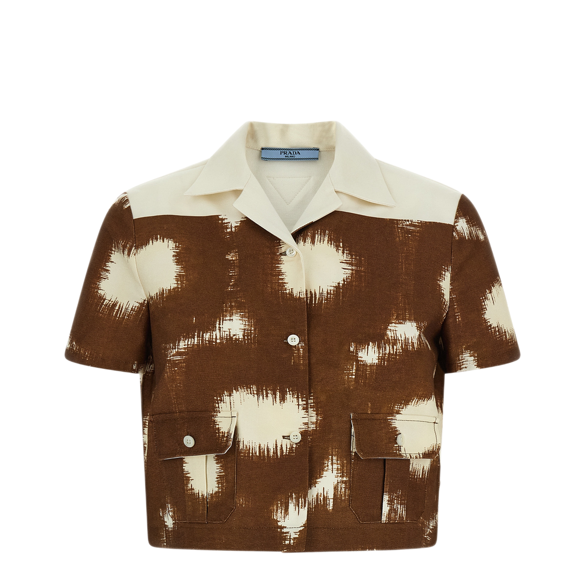 MAYFEYR - Prada - Canvas Shirt With Print - P412JSOOO187QF0005