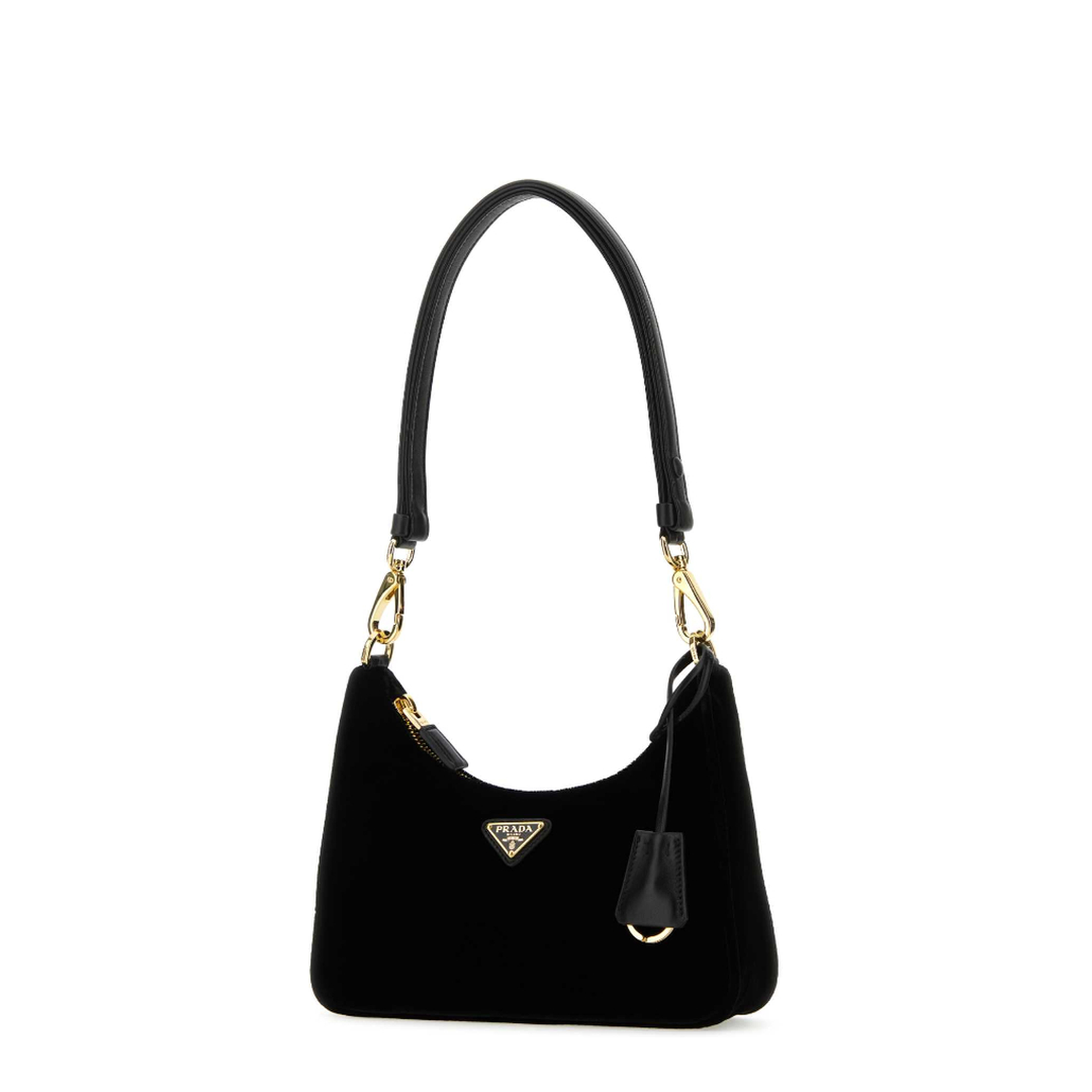 Adjustable Shoulder Bag with Logo Decoration and Zipper Closure