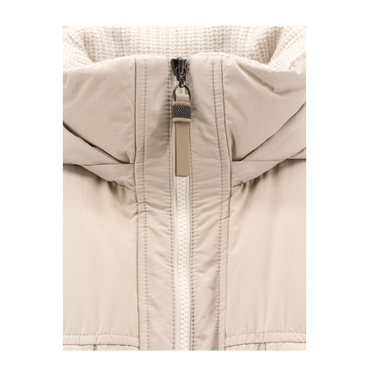 Knitted Neck Down Jacket