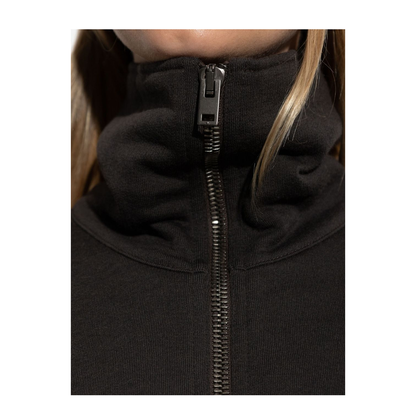 Cotton Blend Half-Zip Sweater