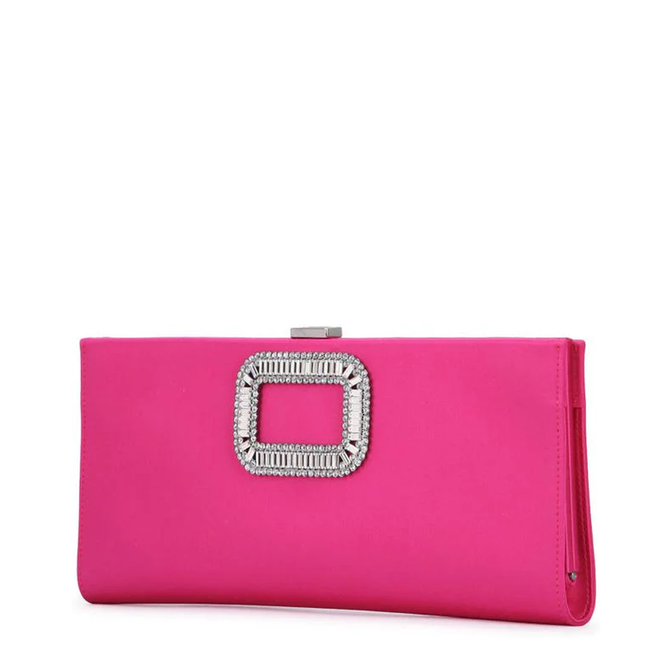 Pilgrim Buckle Clutch Satin