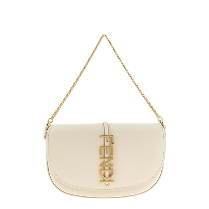 Wallet on Chain Leather White