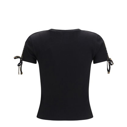 MAYFEYR - Burberry - Cotton Lace-Detail T-Shirt - 8125951