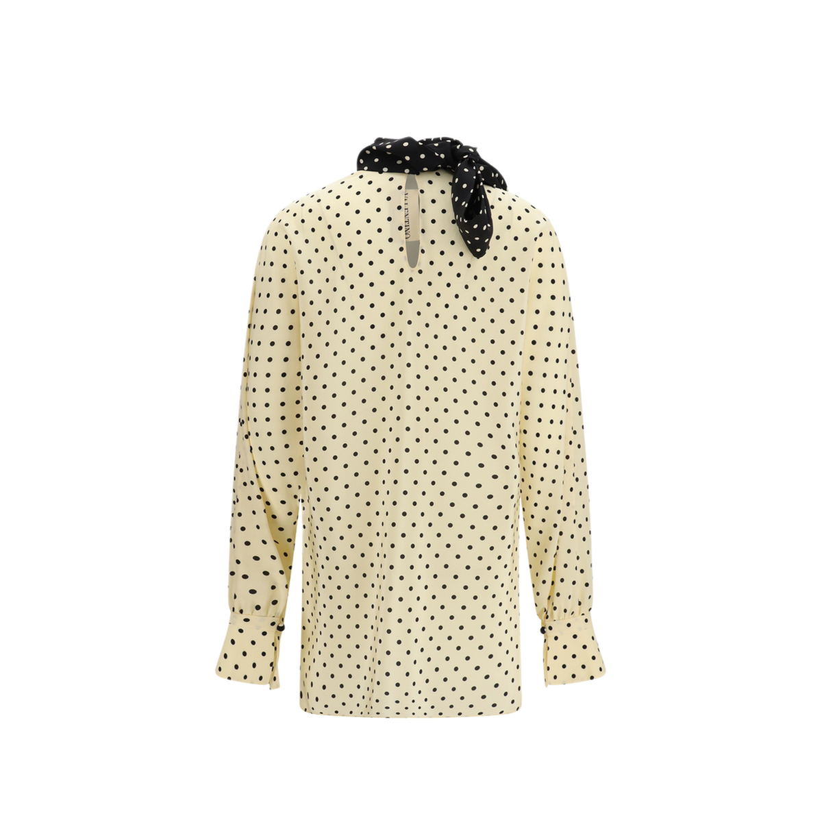MAYFEYR - Valentino - Polka Dot Blouse With Side Bow - 9B3AEC609DWR8E