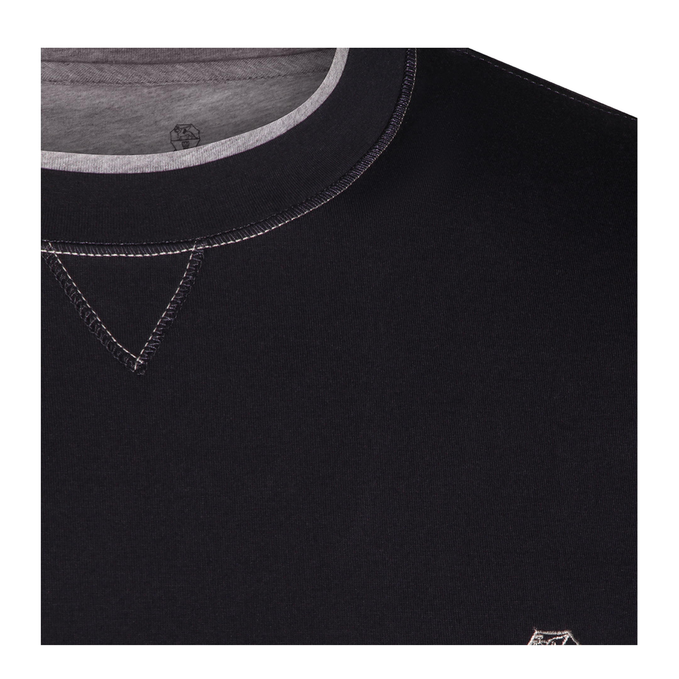 Logo Cotton T-Shirt Black