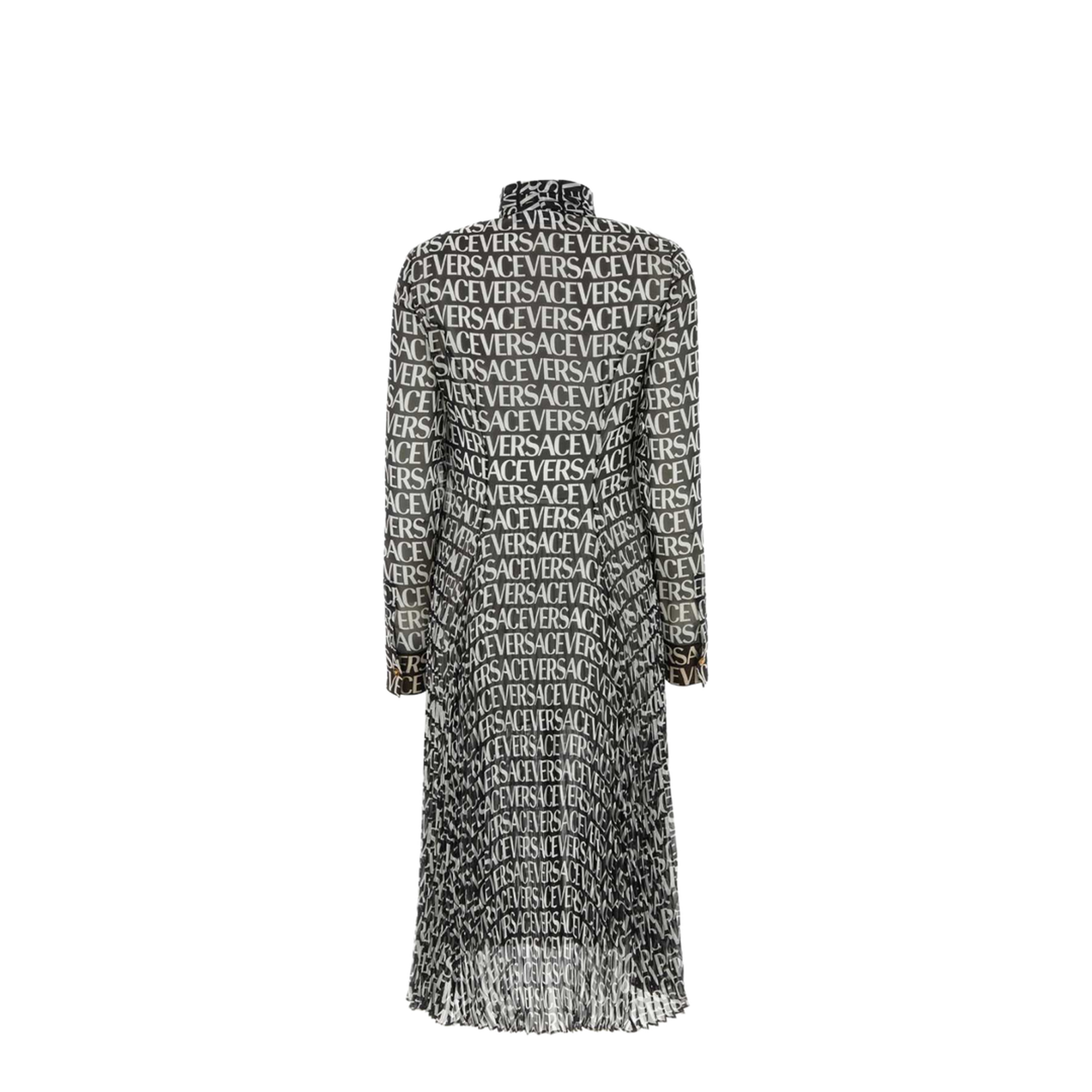 Printed Crepe Shirt Dress