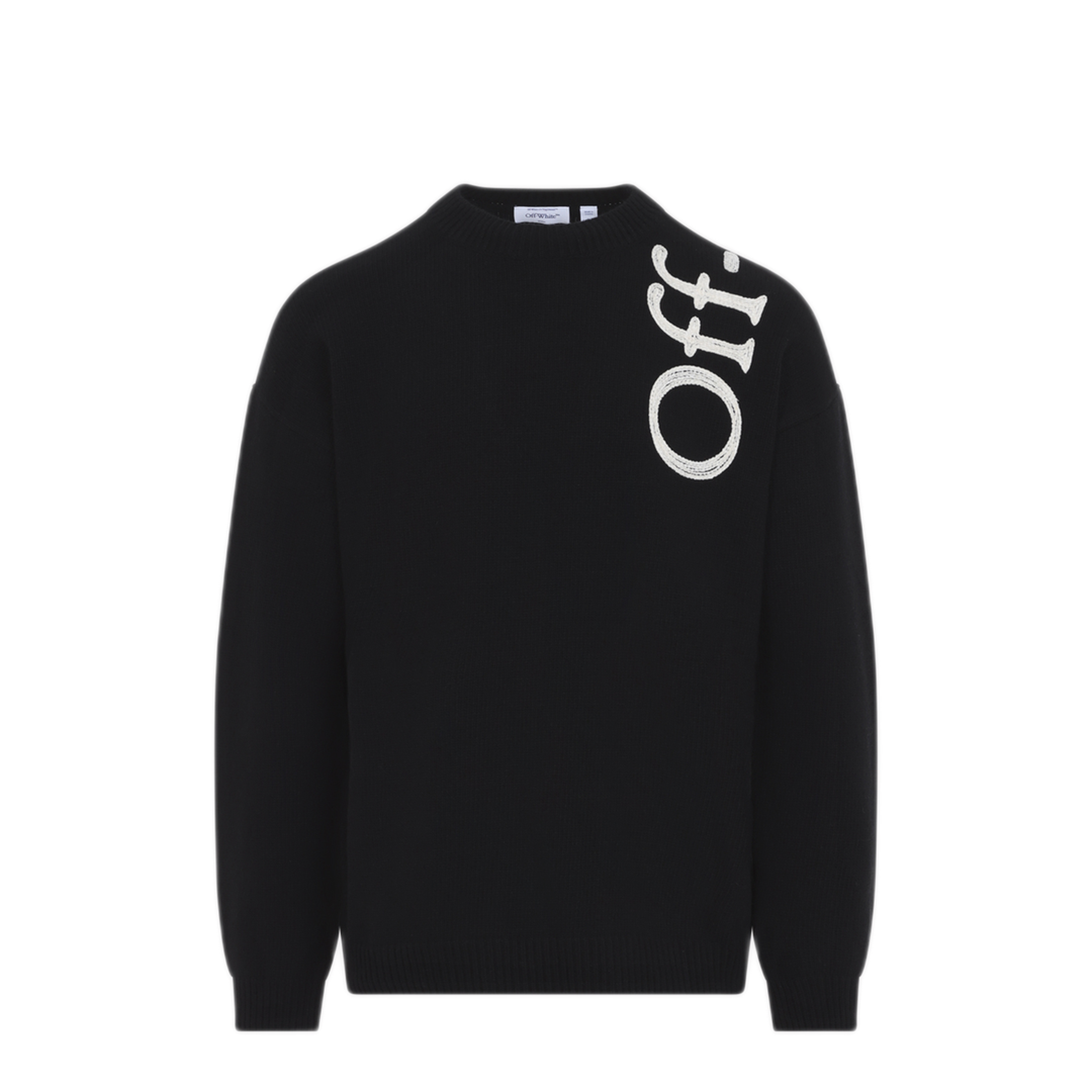 MAYFEYR - Off-White - Vertical Bookish Knit Crewneck - 44MHE213F26K001001