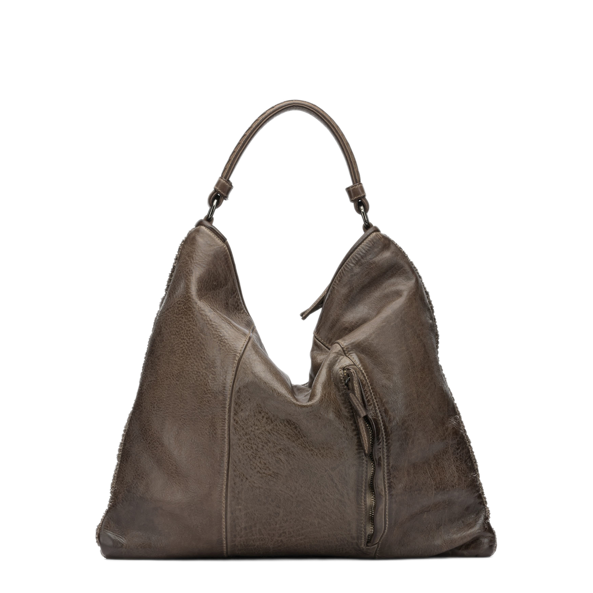 MAYFEYR - Reptile's House - Shoulder Bag Brown Leather - H811WAVEDARKCORDA