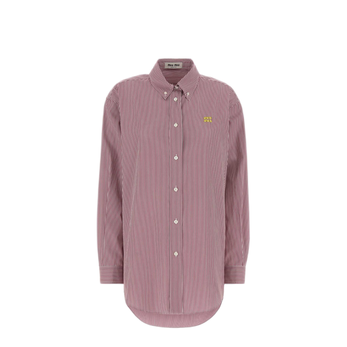 MAYFEYR - Miu Miu - Vertical Stripe Cotton Shirt - MK1626SOOO19EAF03DU