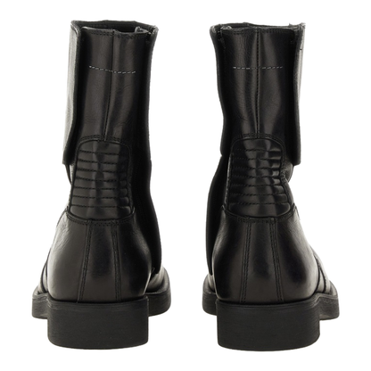 Leather Biker Boot